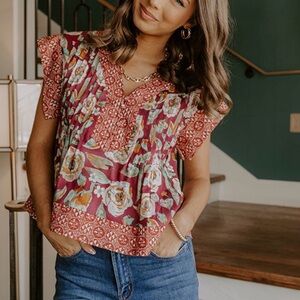 Floral blouse